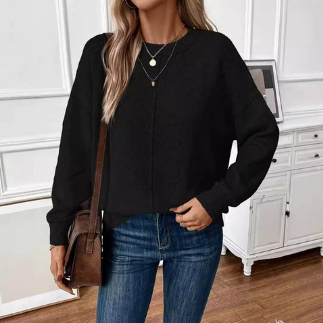 CHRYSTUS | Casualowy, miękki sweterek dzianinowy